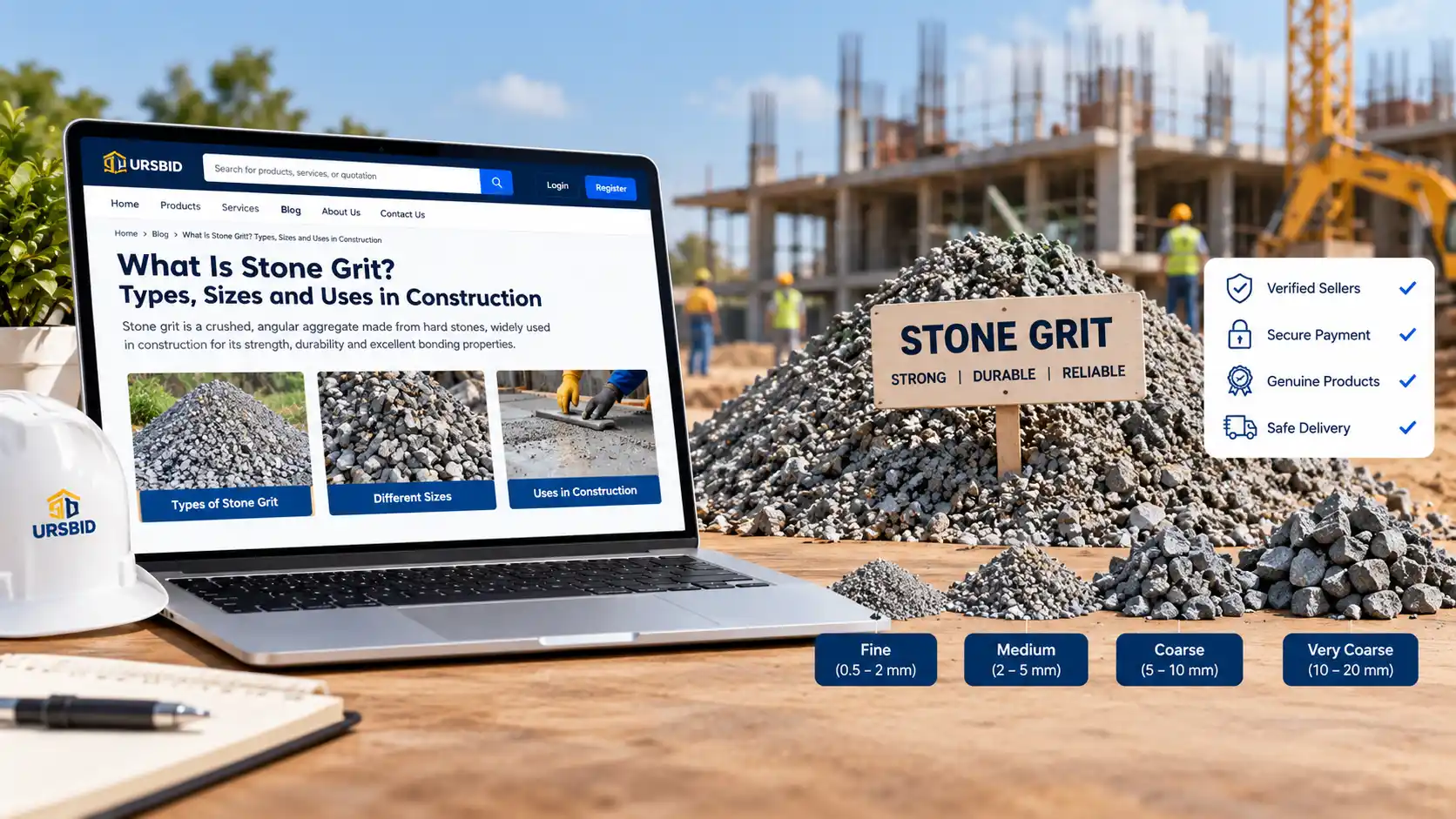 What Is Stone Grit? Types, Sizes and Uses in Construction